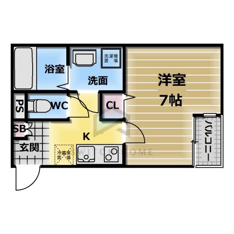 【間取り】 | ノイヴェル長瀬
