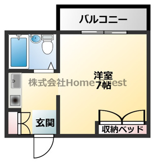 【間取り】 | 長瀬駅前マンション