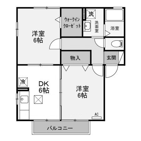 【間取り】 | グランリーオB