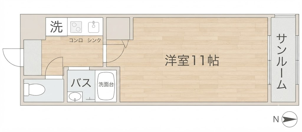 高津ヒルトンの間取り