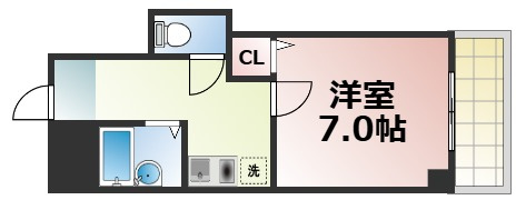 【間取り】 | シャトル新深江　仲介手数料無料