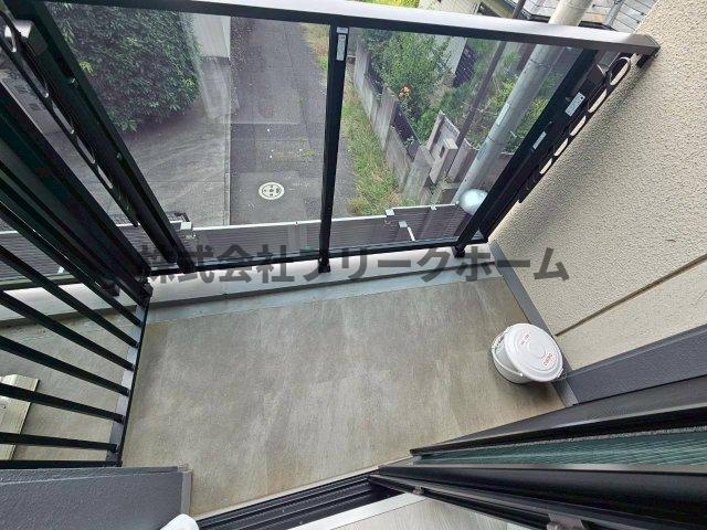 国立市北２丁目の賃貸マンションのバルコニー