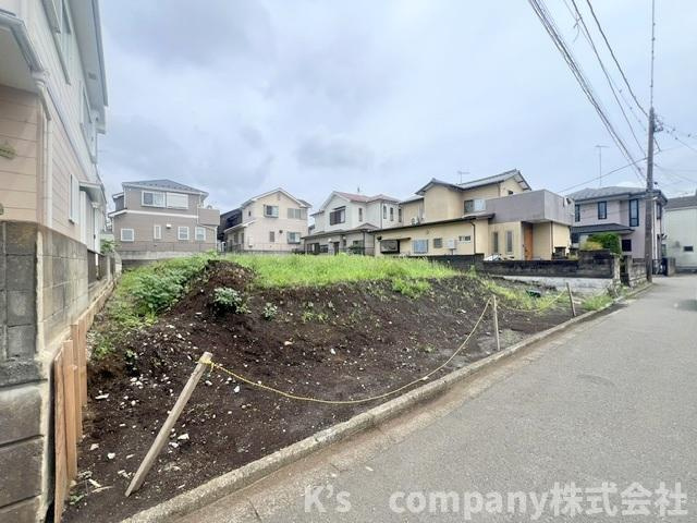 ■藤沢市用田　売地　NO1の前面道路含む現地写真|前面道路の様子です◇
