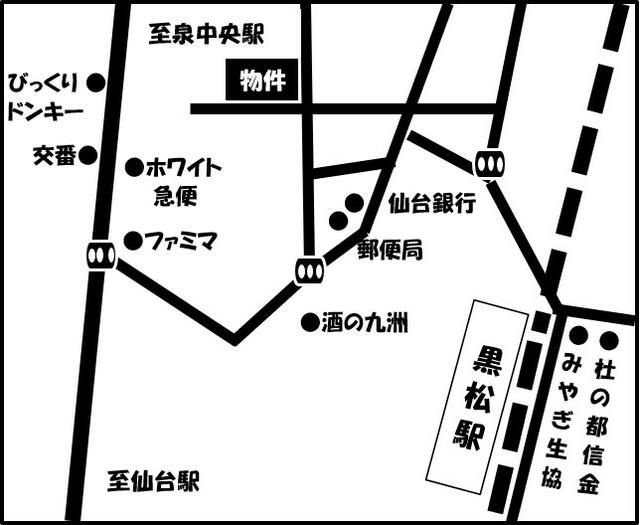 ＷＥ　ＰＬＡＣＥ　黒松の地図