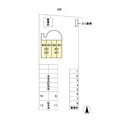 水戸東石ビルの区画図