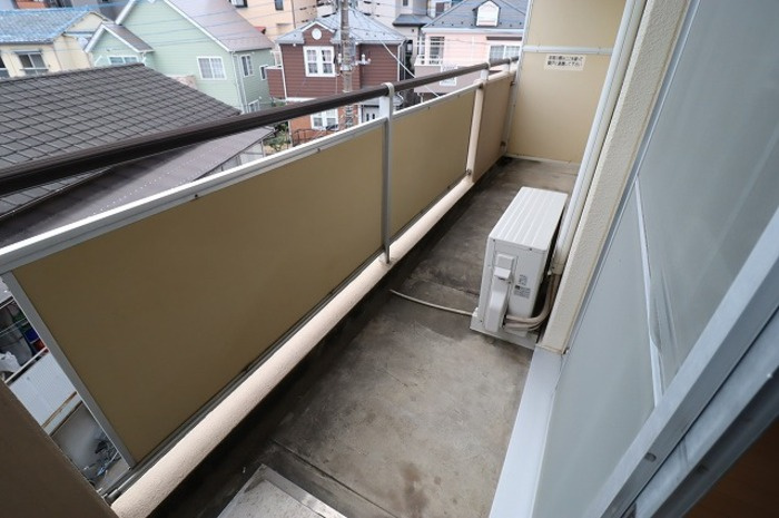 小泉コーポラスのバルコニー