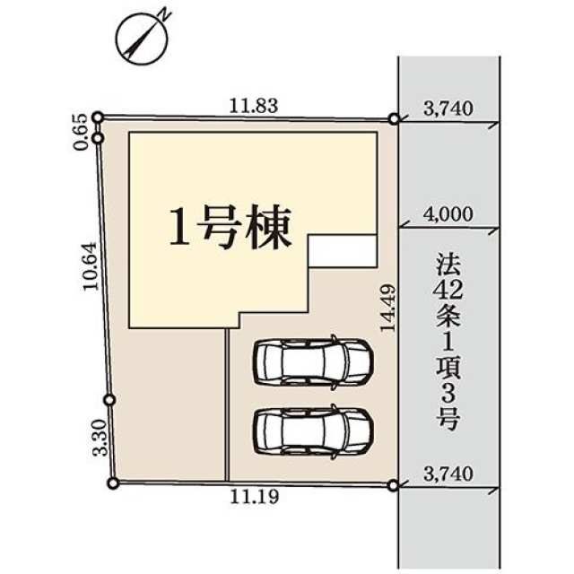 八千代台東６丁目第２の区画図