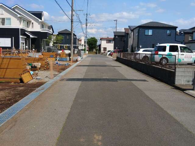 野田市岩名　第１０の前面道路含む現地写真