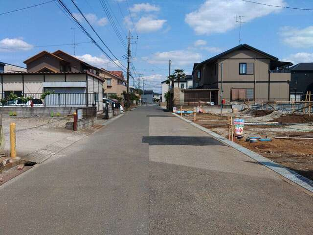野田市岩名　第１０の前面道路含む現地写真