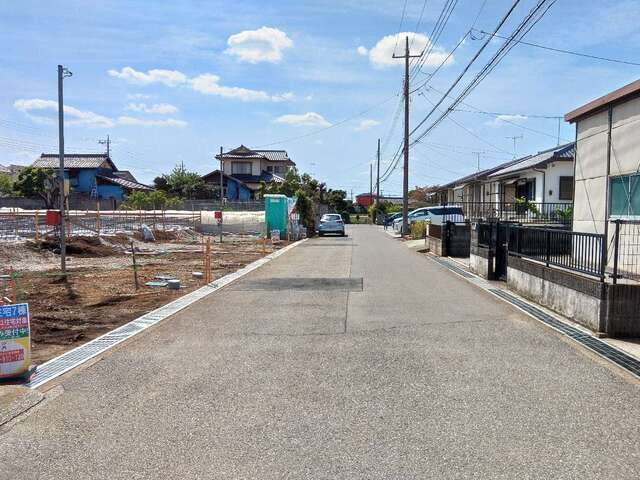 野田市岩名　第１０の前面道路含む現地写真