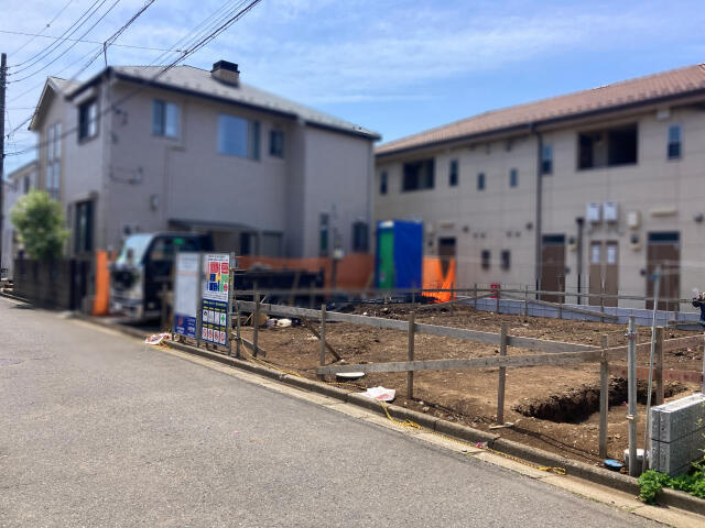 ブルーミングガーデン　野田市山崎１棟／１期１号棟の前面道路含む現地写真|★販売現地★2026.5.2撮影
