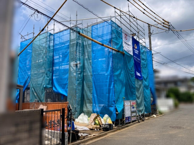 ブルーミングガーデン　野田市山崎１棟／１期１号棟の前面道路含む現地写真|★販売現地★2026.6.12撮影