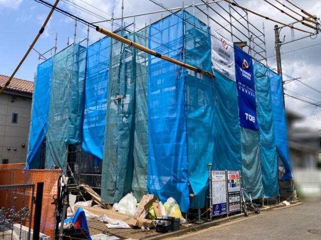 ブルーミングガーデン　野田市山崎１棟／１期１号棟の前面道路含む現地写真|★販売現地★2026.6.12撮影