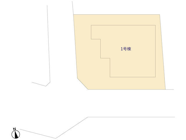 ４３１７佐倉市上志津１７期１棟の区画図