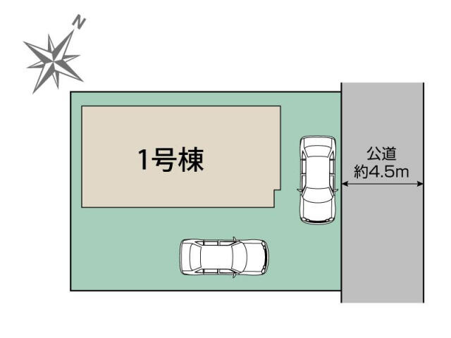 ブルーミングガーデン　市原市五井１棟／１期１号棟の区画図|市原市五井1棟区画図