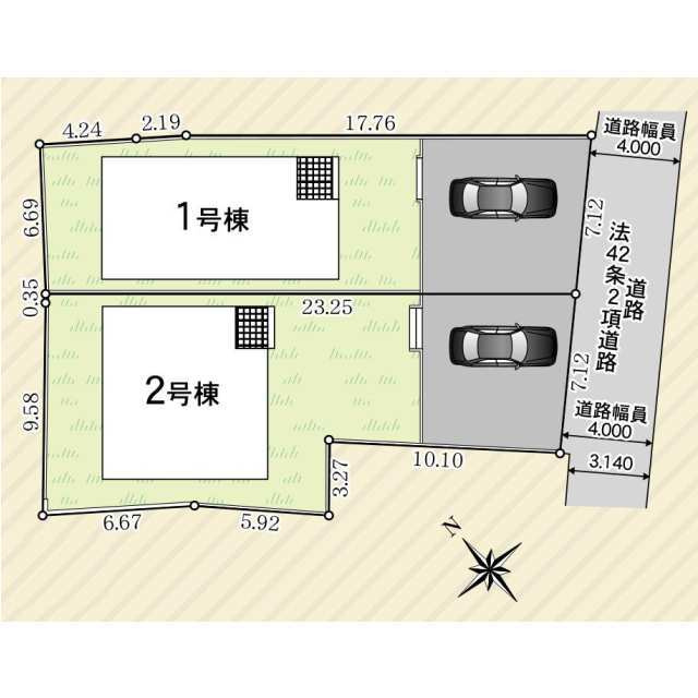 館山市館山　第５の区画図