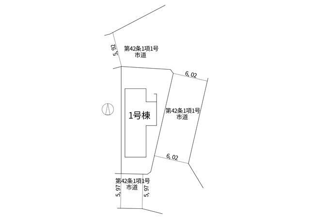 船橋市大穴北８丁目０１期の区画図