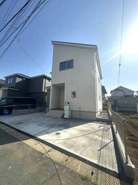 船橋馬込西２丁目　第１期の前面道路含む現地写真