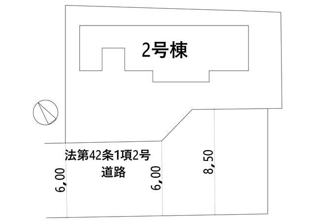 船橋古和釜町　第１期の区画図