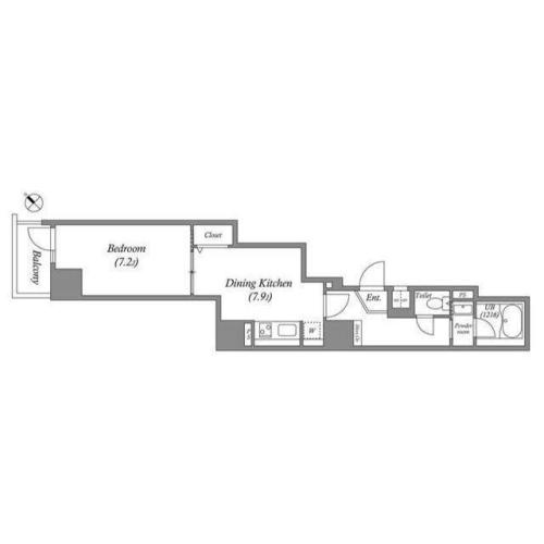 STATION FRONT蔵前の間取り