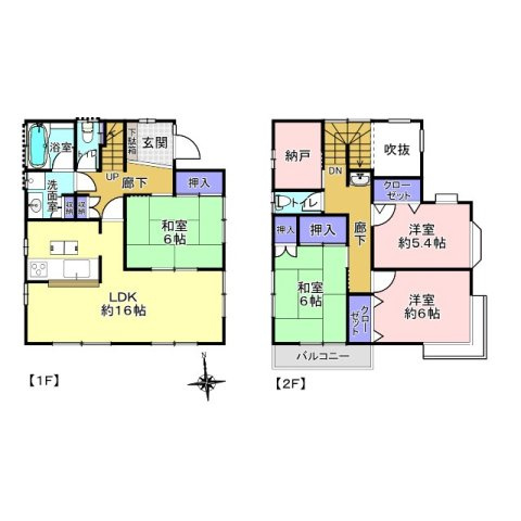 三郷市東町　中古戸建の間取り|納戸付の4SLDKの中古戸建