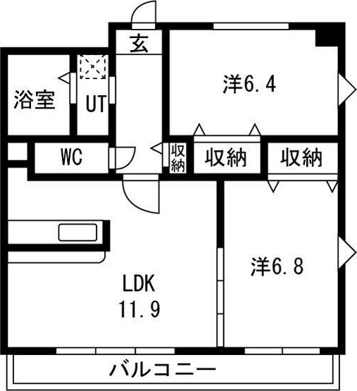 NHオランジュの間取り