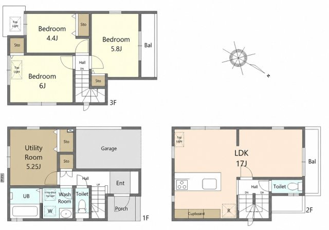 【間取り】 | ◆港北区箕輪町　中古戸建◆