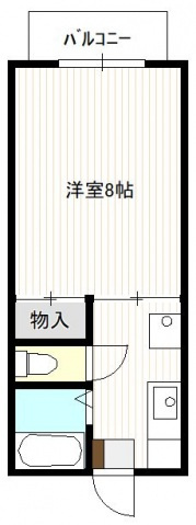 クリーンハウスコーポA棟の間取り