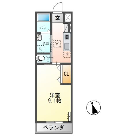 フランシーズの間取り
