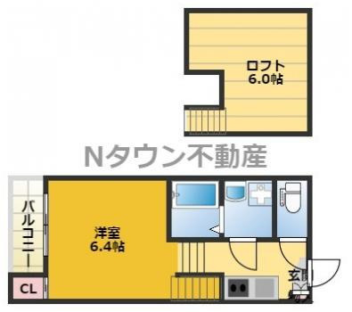 【間取り】 | GiftⅠ(ギフトワン) 　旧物件名:EMブランドール | 間取りです。
