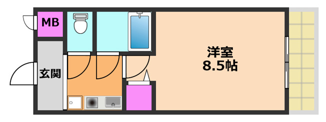 【間取り】 | メゾンアイーシャ
