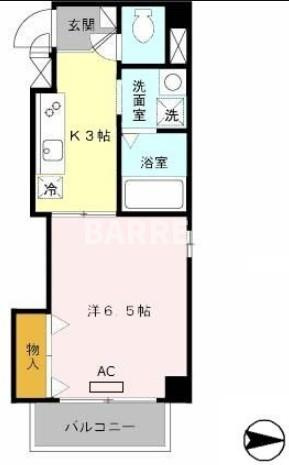 ドミール関大前の間取り