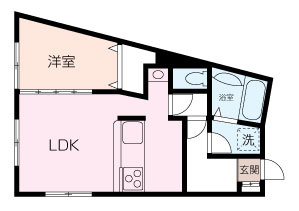 １LDKのお部屋です。