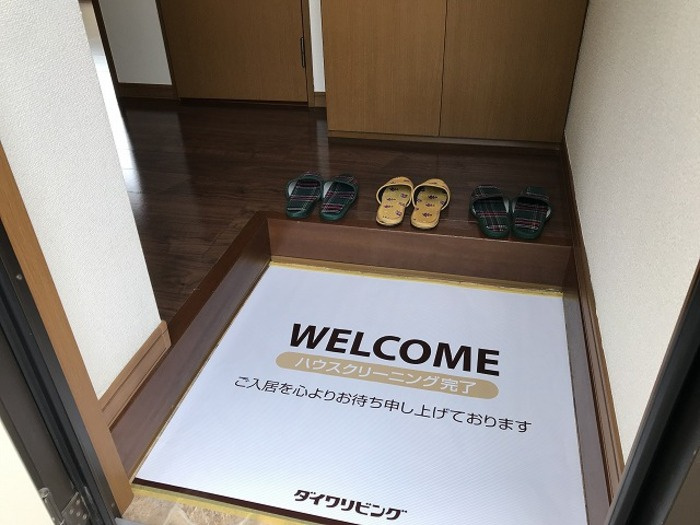 モナリエ北小金Aの玄関