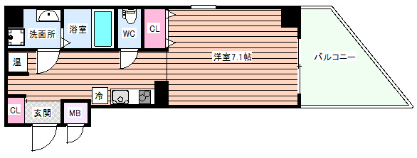【間取り】 | トゥールロワイエ北梅田