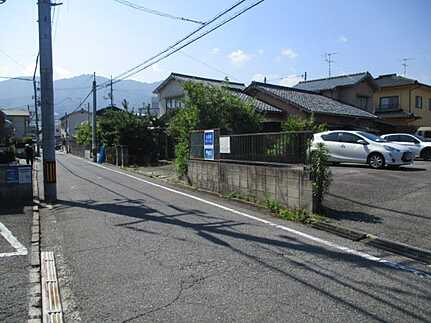 佐伯区五日市中央4丁目の前面道路含む現地写真