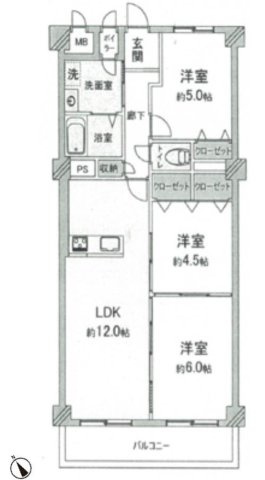 シーアイマンション夙川広田の間取り|プライバシー＆防犯面・独立性を高める専用ポーチ付き 
