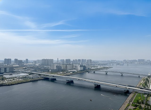 パークタワー晴海の洋室|洋室から観た眺望