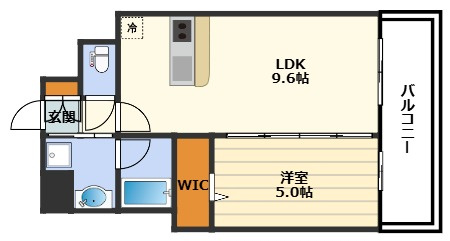 プレサンス梅田東クォーレの間取り
