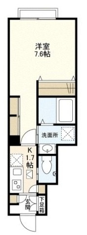 ウェルスクエア三軒茶屋の間取り|間取りです。