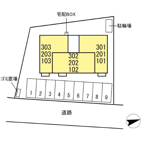 【区画図】 | D-ROOM中原東 | 即日案内可能です♪現地待ち合わせOK！どの物件でも当社でお得にご案内できますのでまとめて内覧ください♪