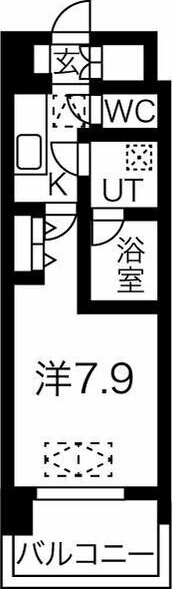 NORTH VILLAGE 伍番館の間取り
