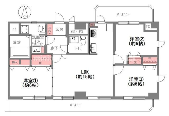 ライオンズマンション日本橋の間取り