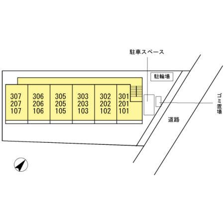 グランペール豊洲 の区画図