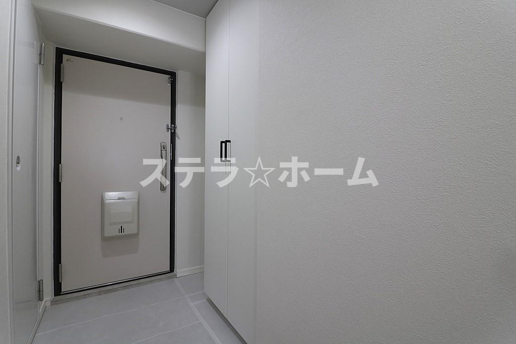 日商岩井野江マンションの玄関|シンプルで使いやすい玄関です