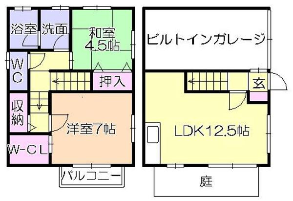 カーサLOVの間取り