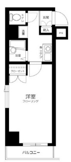 【間取り】 | スカイコート蒲田駅前 | 間取りです。