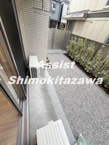 クレール世田谷のバルコニー