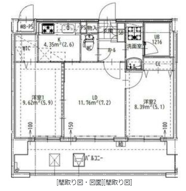 【間取り】 | Quintet　Minami　Fukuoka