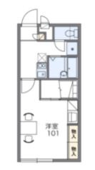 レオパレスソレーユⅡの間取り
